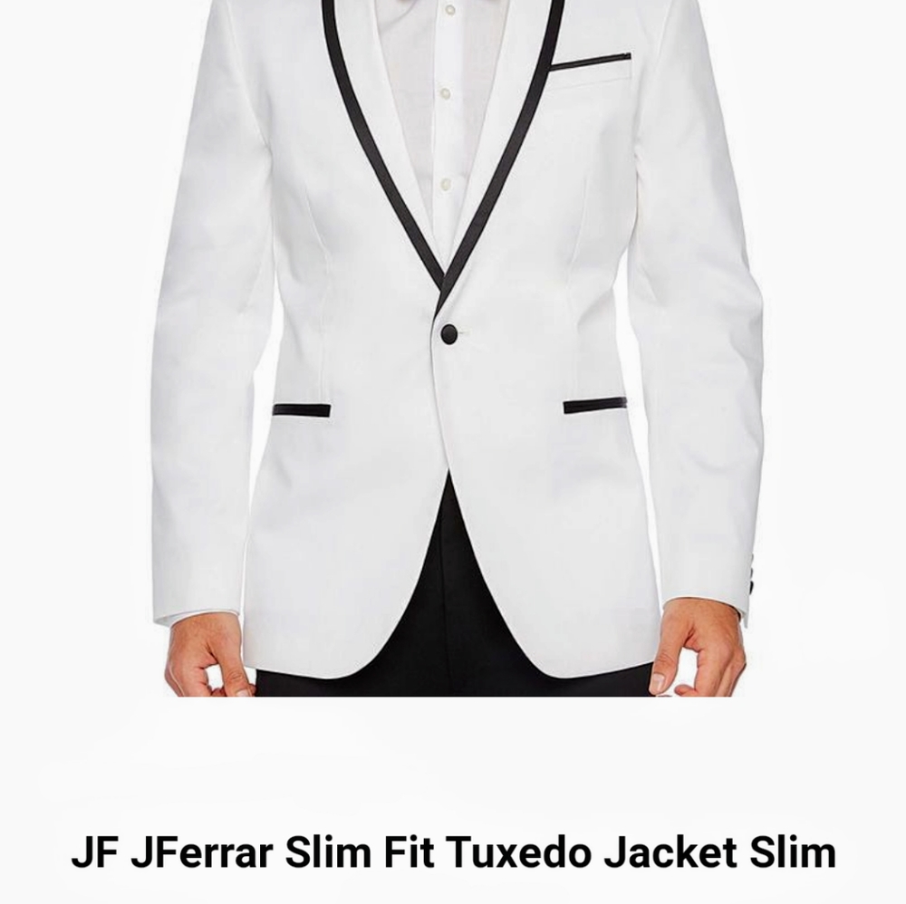 JFerrar slim fit tuxedo jacket